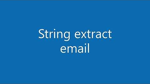 JavaScript extract email from string