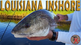 Inshore Fishing Louisiana Marsh for Redfish, Speckled Trout, and Flounder