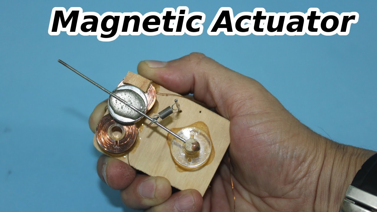 Kom op screech Ikke vigtigt Make a Magnetic Actuator - YouTube