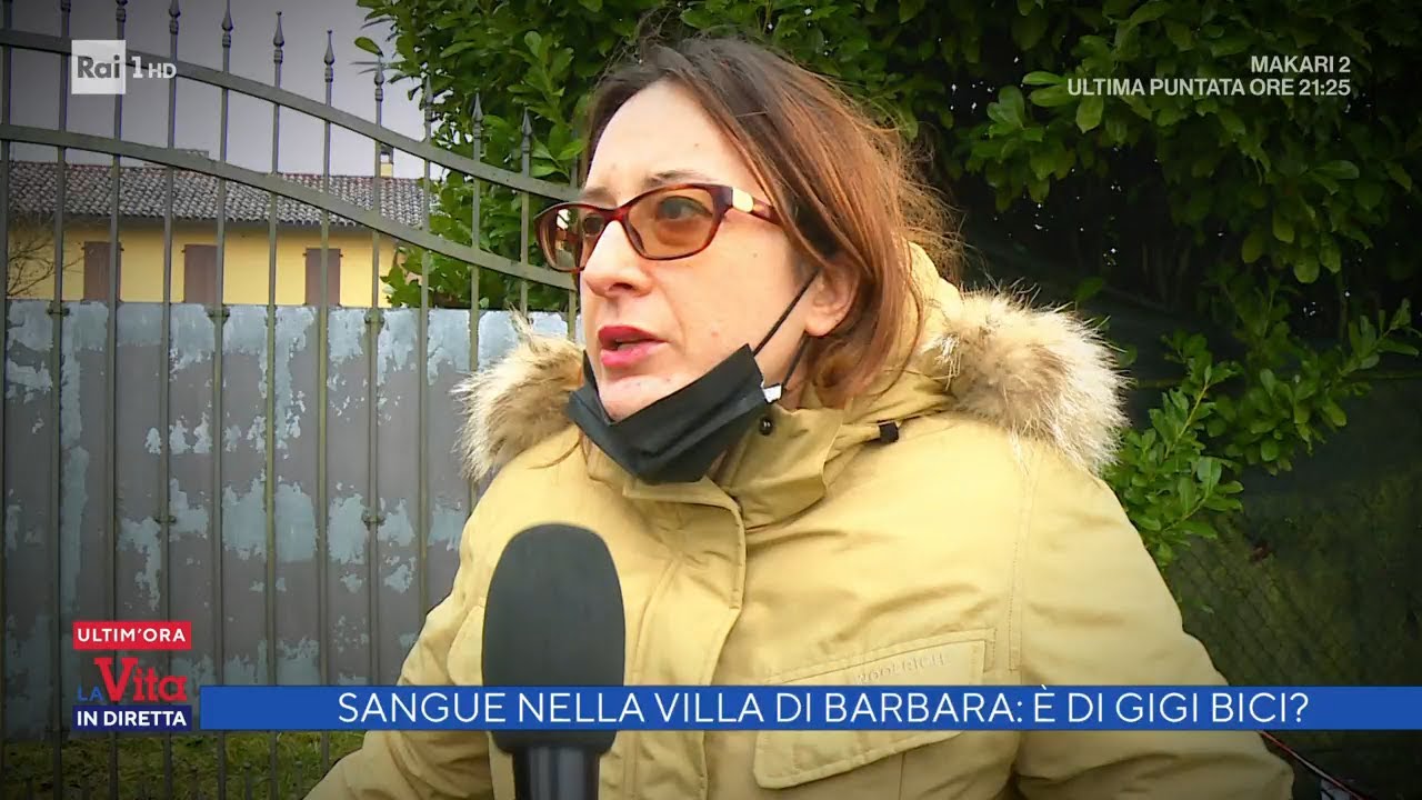 Omicidio Gigi Bici: sangue in casa di Barbara Pasetti - La vita in diretta 21/02/2022