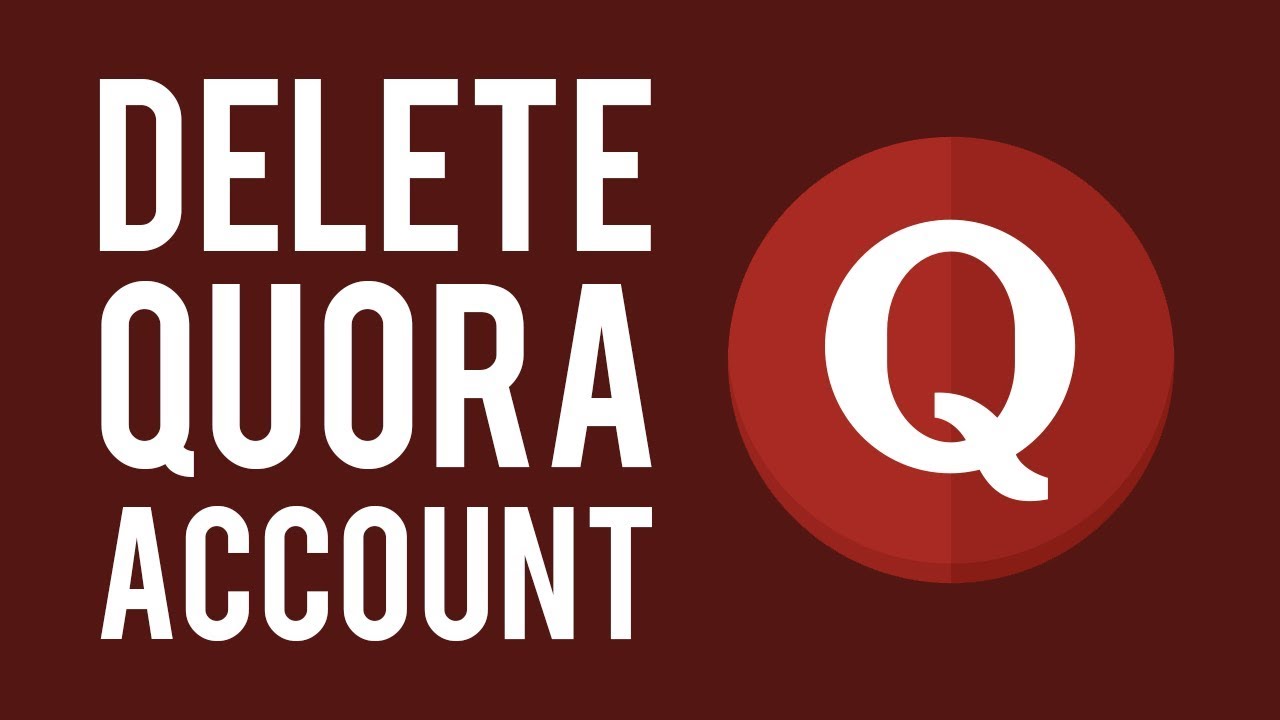 How To Delete Quora Account Permanently