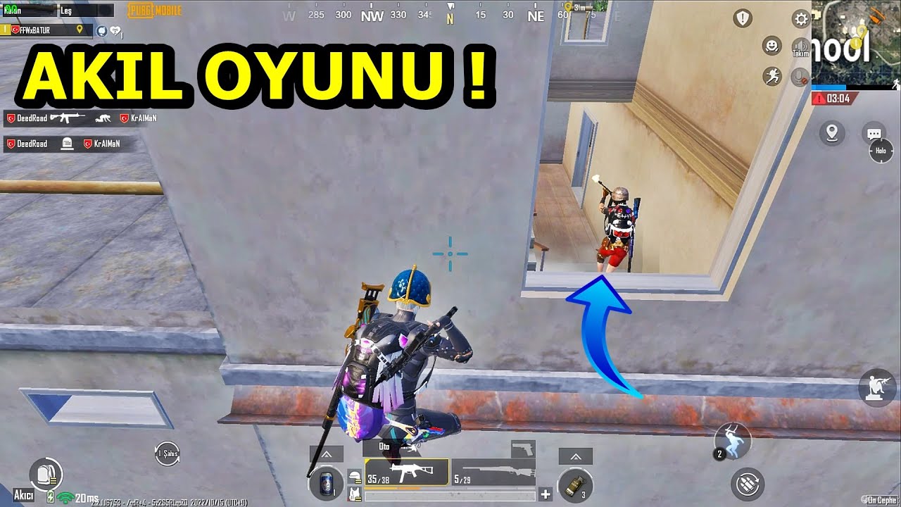 TOKİDE İNANILMAZ AKIL OYUNLARI YAPAN BATUR ! ONE MAN SQUAD PUBG MOBİLE