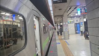 Train 4144, departing from Shulin and traveling via the Yilan Line to Ruifang, is a silver-green ...