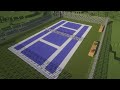 How to Build a Tennis Court in Minecraft