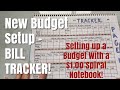 New BUDGET TRACKER Setup - REAL NUMBERS | Budget Setup in $1.00 Spiral Notebook