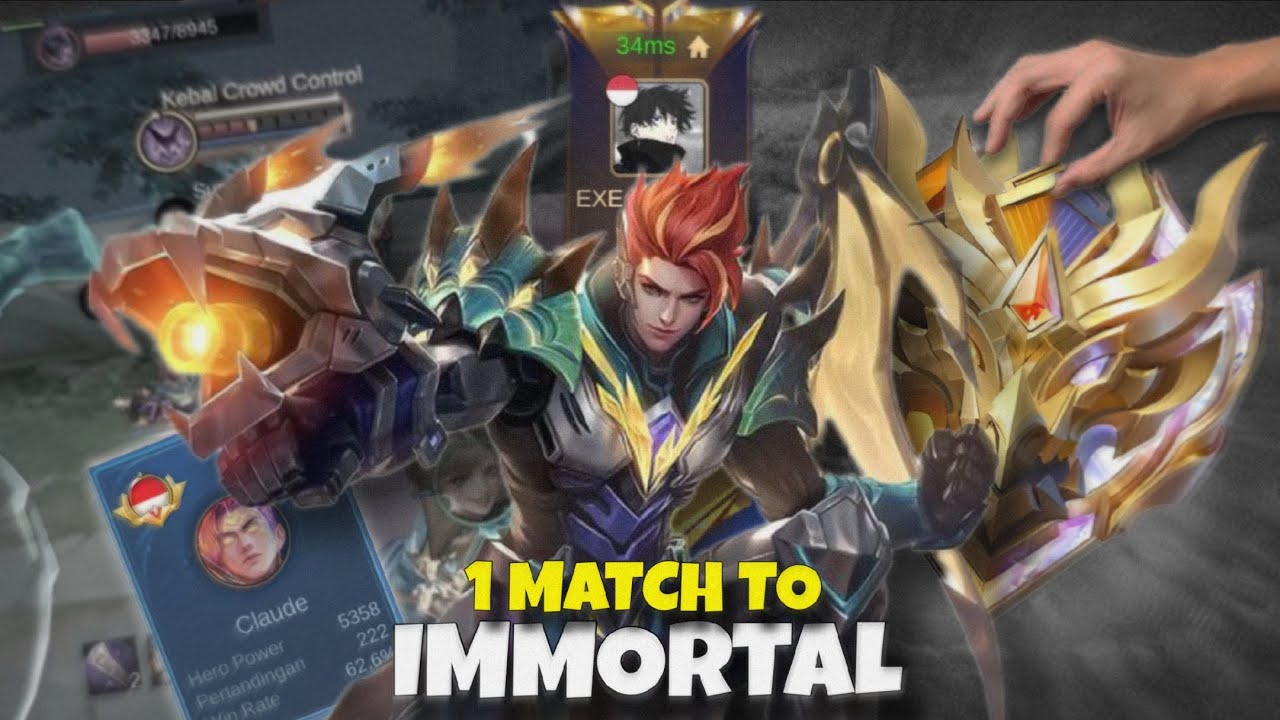 KETIKA 1 BINTANG LAGI IMMORTAL MUSUH DAN TIM SAMA SAMA KERAS, AUTO TREMOR!!! - Mobile Legends