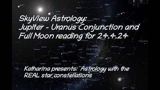 Jupiter Uranus Conjunction and  Full Moon 24vApril 24