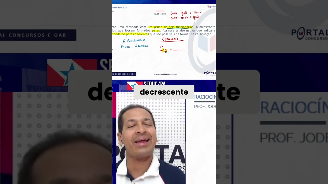 VAI CAIR NA SUA PROVA | NUNCA MAIS ERRE COMBINAÇÃO!