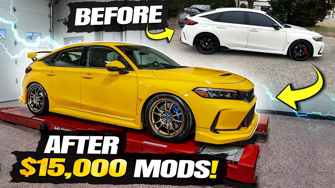 I spent $15,000 on Mods Transforming my Civic Type-R FL5! - YouTube