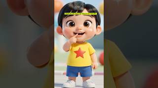 Body Parts Song for Kids 👶 Learn Head, Eyes, Nose &amp; More | Fun Nursery Rhymes #shorts