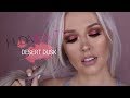 HUDA BEAUTY DESERT DUSK TUTORIAL - LASHES LOVE &amp; LEATHER