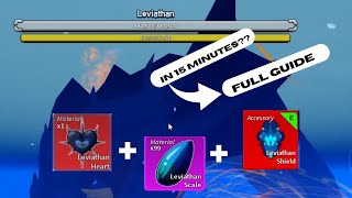 THIS IS HOW I HUNTED LEVIATHAN BOSS IN 15 MINUTES.[BLOX FRUITS]