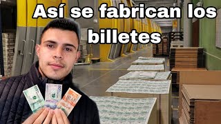 Conocí como se FABRICAN los BILLETES en Colombia