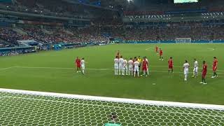 Spanyol vs Portugal ( 3 - 3 ) Cristiano Ronaldo Amazing Free Kick --- Tendangan bebas CR