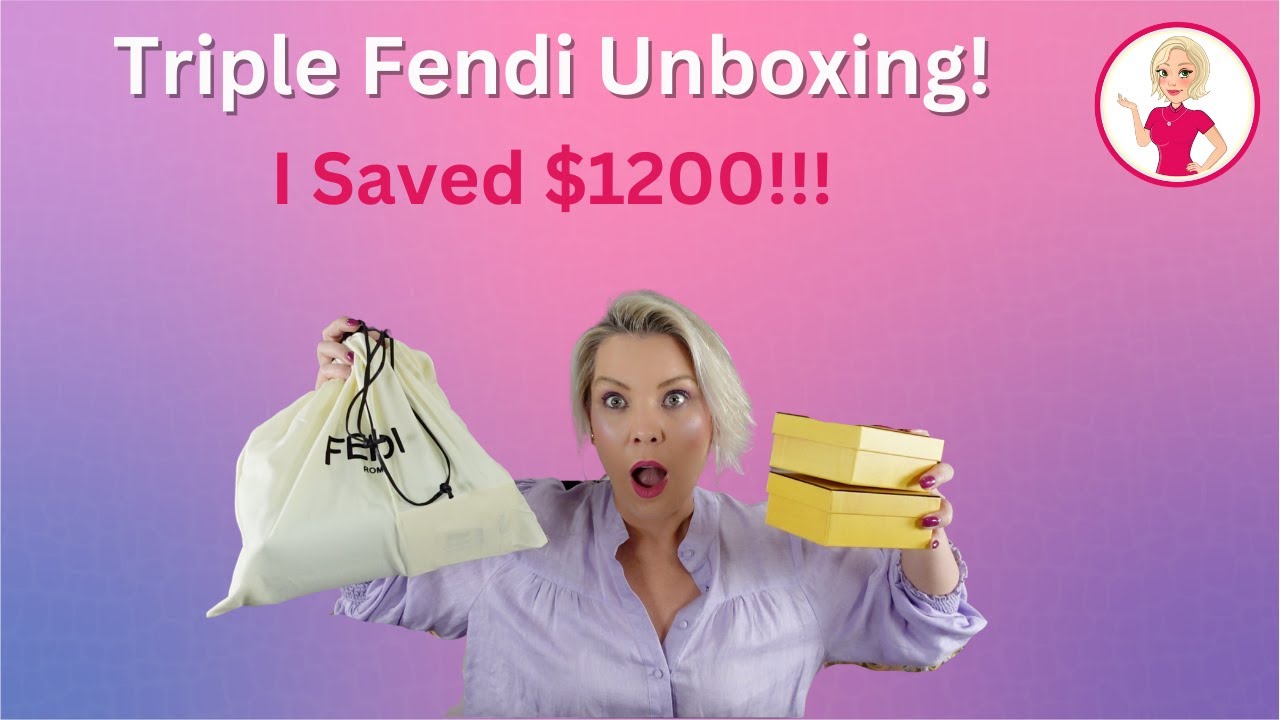 Triple Fendi Unboxing! I saved $1200! - YouTube