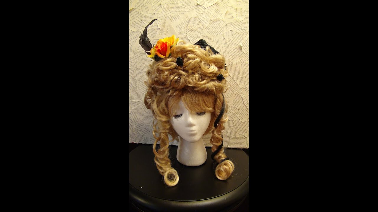 How to Style a Costume Wig YouTube