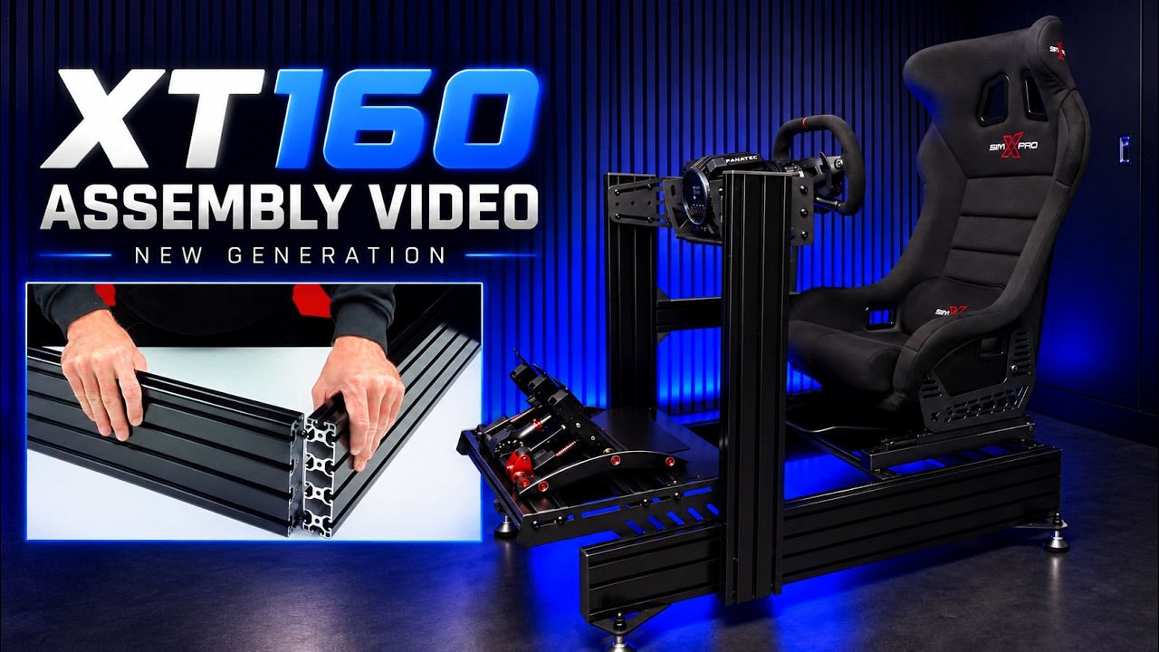SimXPro XT160 assembly video, new generation, thumbnail