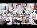 REALISTIC TWO DAY CLEAN WITH ME 2021 | SPEED CLEANING MOTIVATION | REALISTIC CLEANING ROUTINE