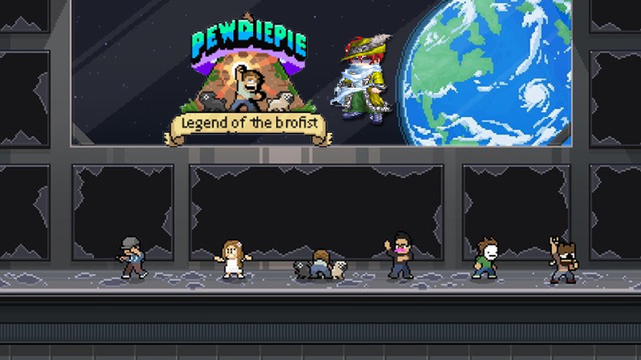 pewdiepie legend of the brofist game