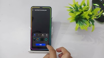 Ambient Light Effect For Incoming Calls In Vivo v21e,v21 | Ambient Light Effect Kaise Lagaye