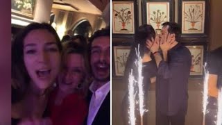 Verdini scatenata al compleanno di Salvini: canta e bacia il festeggiato