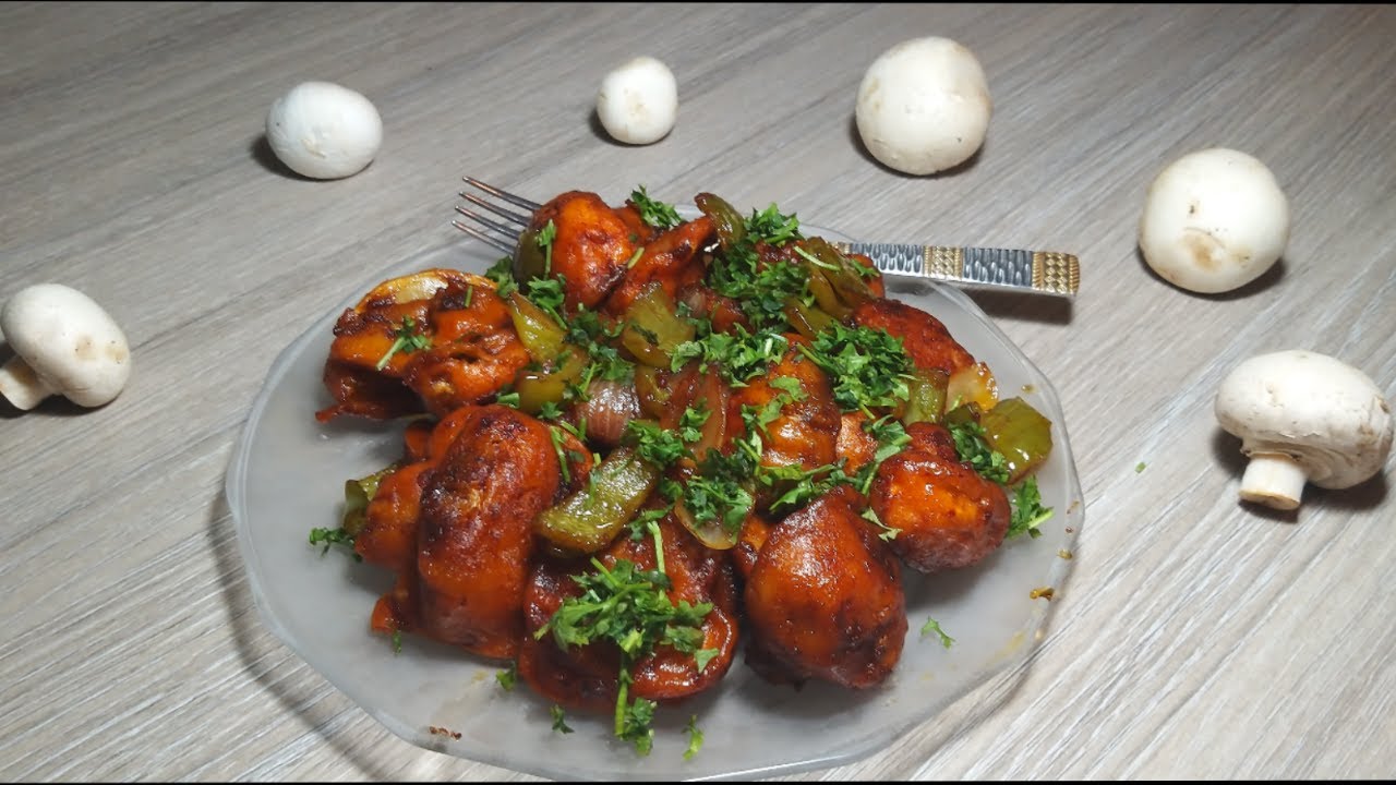 Mushroom Manchurian RecipeReataurant Style Mushroom Manchurian YouTube
