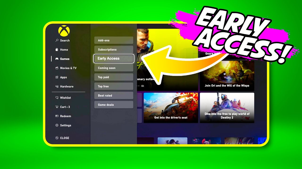 Get Xbox Early Access