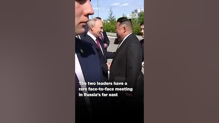 Watch | Putin Meets Kim Jong-un in a Rare Meeting at Russia’s Vostochny Cosmodrome