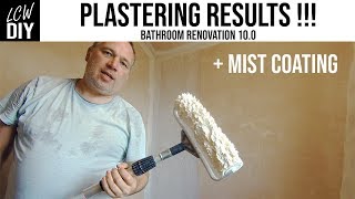 DIY Plastering Results and Mist Coating - Bathroom Renovation 10 - DIY Vlog #27 by LCW DIY 6,203 views 5 years ago 15 minutes