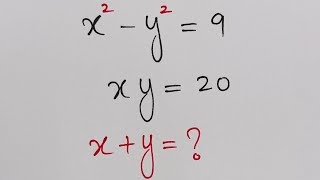 A Nice Math Algebra Problem | How to solve this? | Find x + y=?