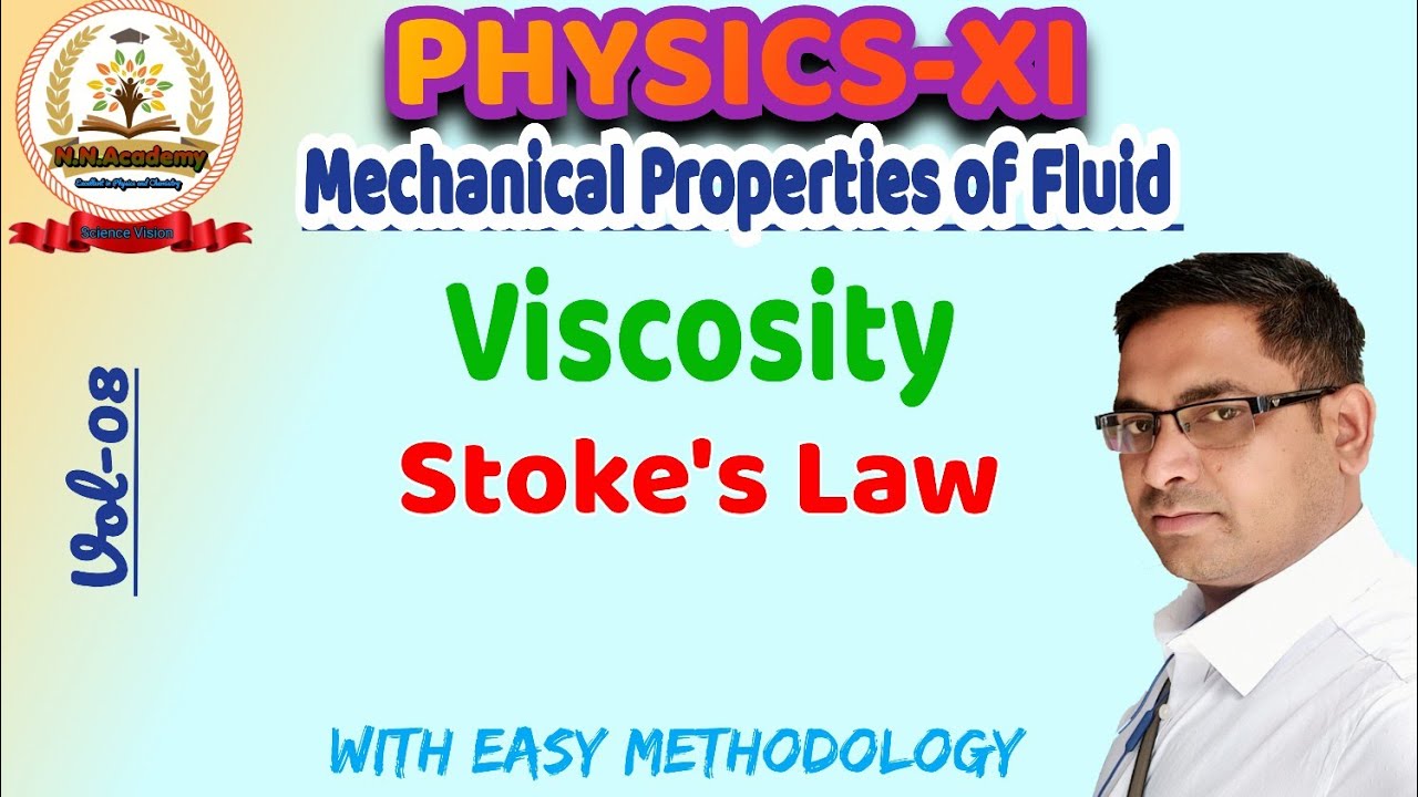 Physics XI, Mechanical Properties of Fluid, NCERT, CBSE, Viscosity