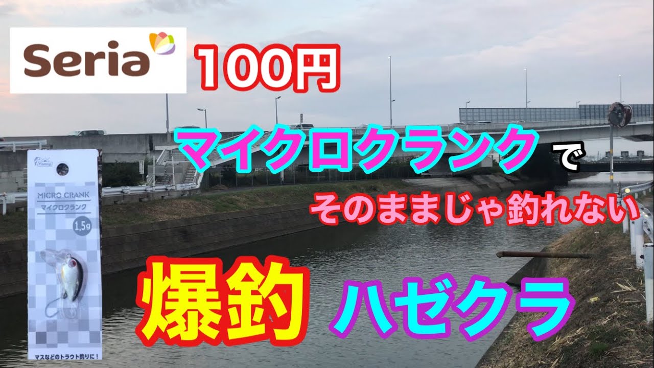 セリアの100円クランクを爆釣ハゼクラ仕様に 知多半島