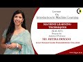  introduction to machine learning  machine learning technique  lecture 01 by ms  ritika dhyani