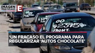 Extienden plazo para regularizar ‘autos chocolate’