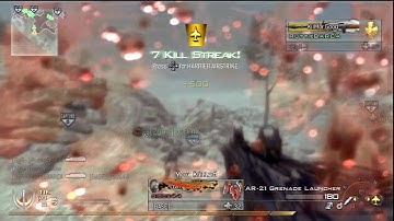 MW2: *HD* 8 KILLS 1 NOOBTUBE - Most epic grenade launch ever