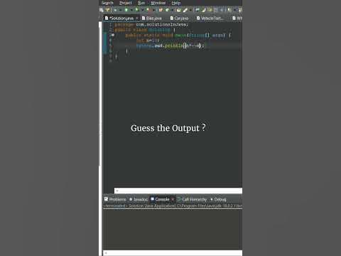 Guess the Output of these Java program #coding #learnwithmeck #java ...