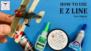 How To do EZ Line Rigging for Plastic Models