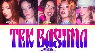 Mantra Tek Başıma Lyrics (Color Coded Lyrics)