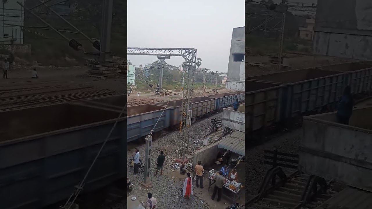 high speed goods train in tanuku 