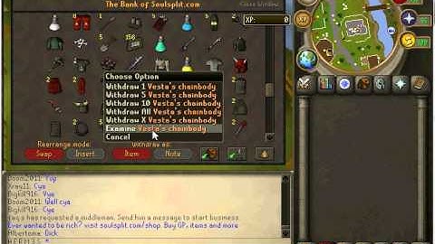 Soulsplit RSPS Bank Video With Commentary 8b+