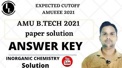 amu btech 2021 paper solution|expected cutoff|answer key amu btech|amueee 2021 solution