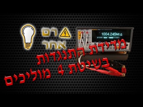 וִידֵאוֹ: כיצד למדוד התנגדות זרם