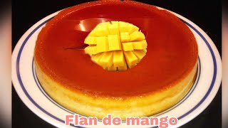 como hacer  flan de mango ?receta facil y delicioso, suzyymas