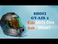 Shoei gtair 2  ride tech moto chin mount go pro