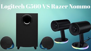 Logitech G560 VS Razer Nommo Chroma  Prueba de Sonido