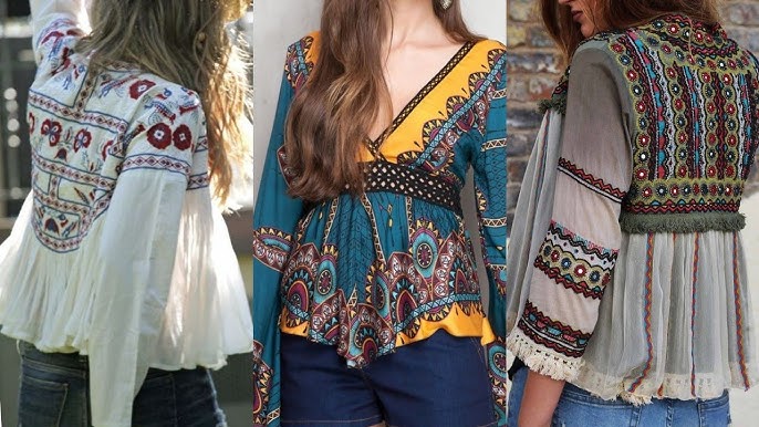 Nomadic-Bohemian Blouses & Maxis