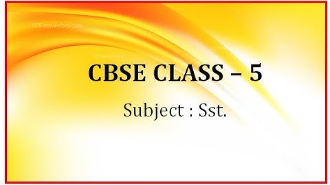 CBSE-class_5_Sst chapter 13 communication topic question answers
