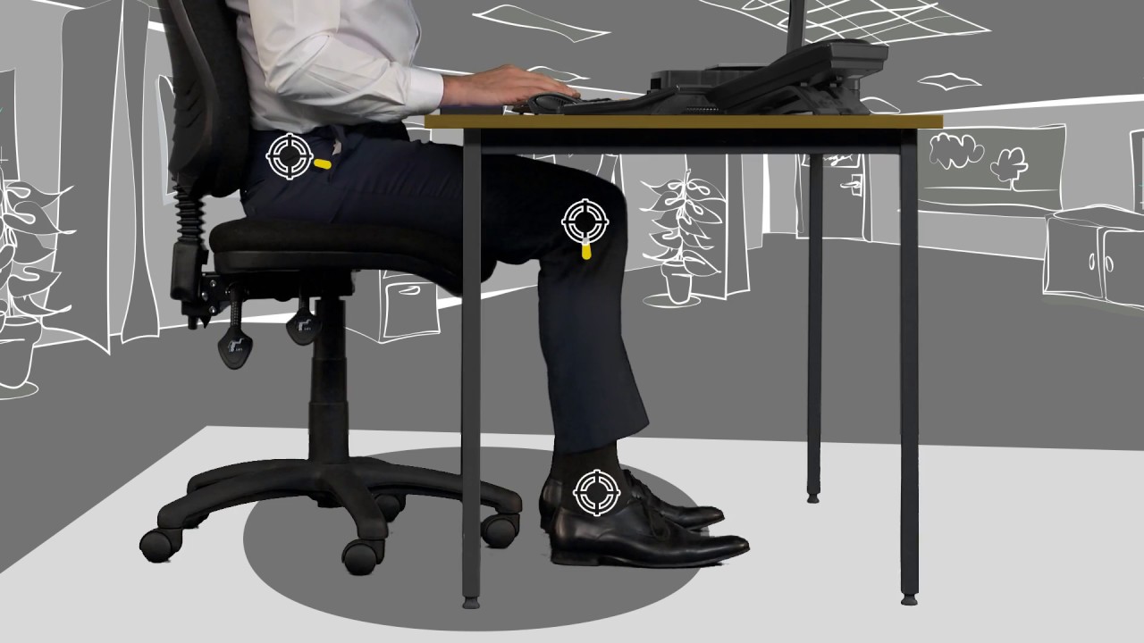 Correct Sitting Posture At Work Dse Ihasco Youtube