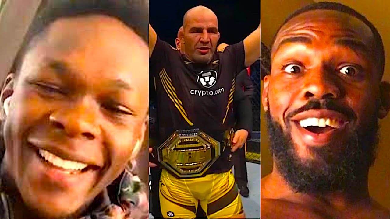 UFC FIGHTERS REACT TO GLOVER TEIXEIRA VS JAN BLACHOWICZ GLOVER CHAMP 
