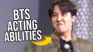 BTS acting abilities